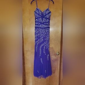 David's Bridal formal. Purple. Size M